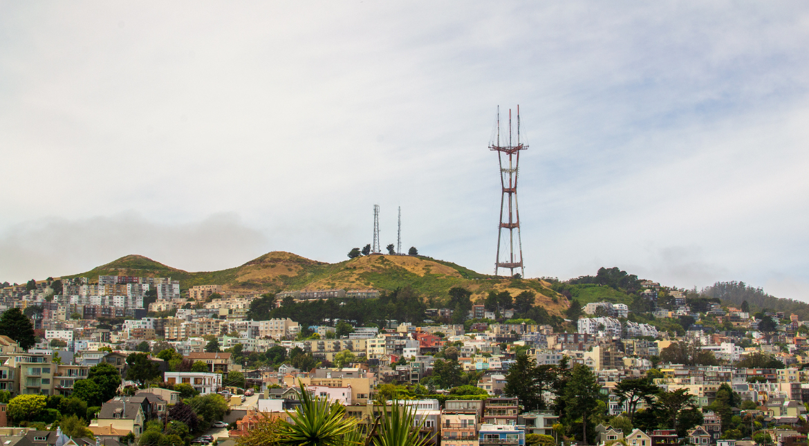 Twin Peaks and Sutro Tower