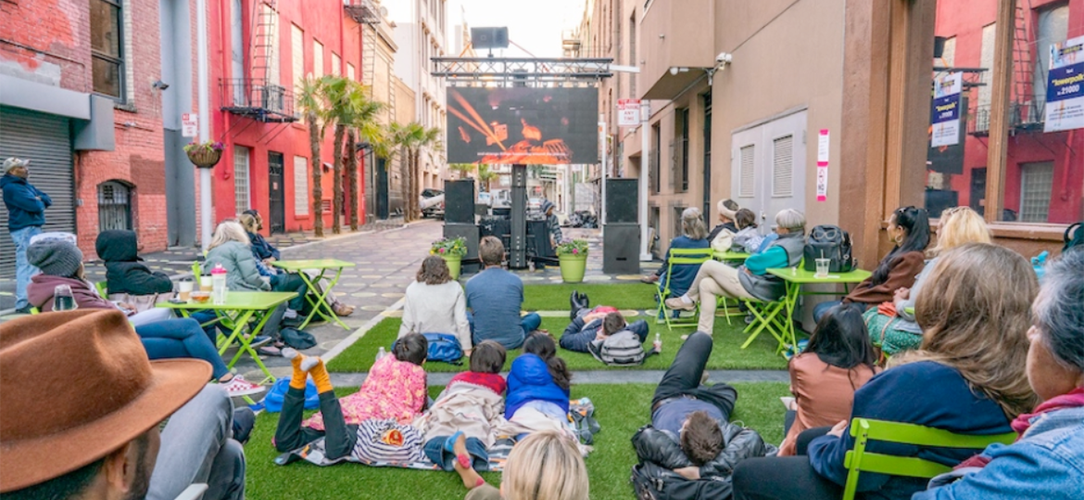 Fern Alley Sidewalk Cinema Movie Festival