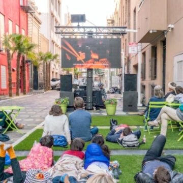 Fern Alley Sidewalk Cinema Movie Festival